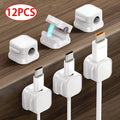 Magnetic Cable Management Clips — Premium Desktop Cord Organizer (6-Pack)