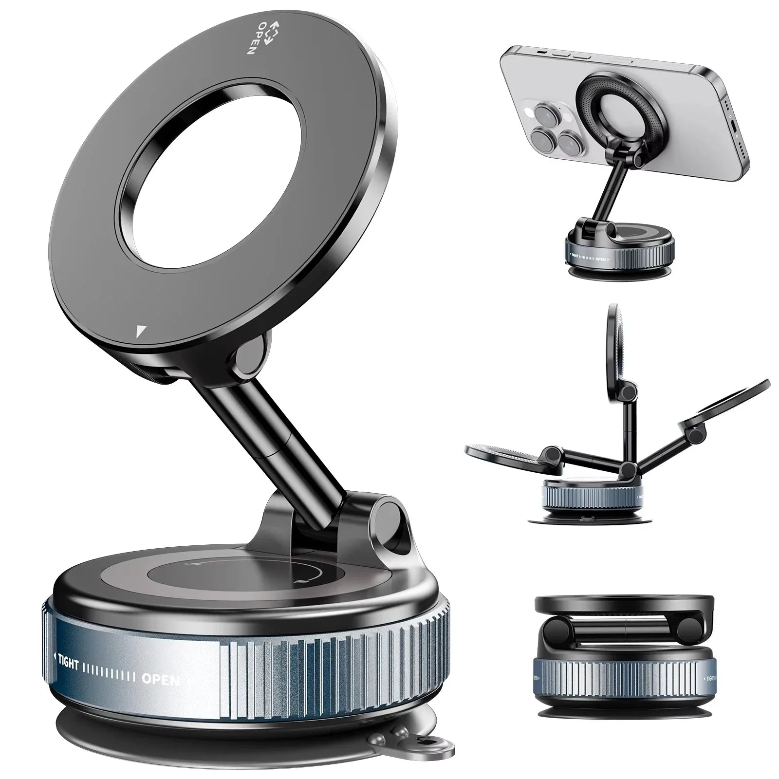MagGrip Pro Phone Mount — 360° Rotation | Universal Fit | Dashboard + Desk