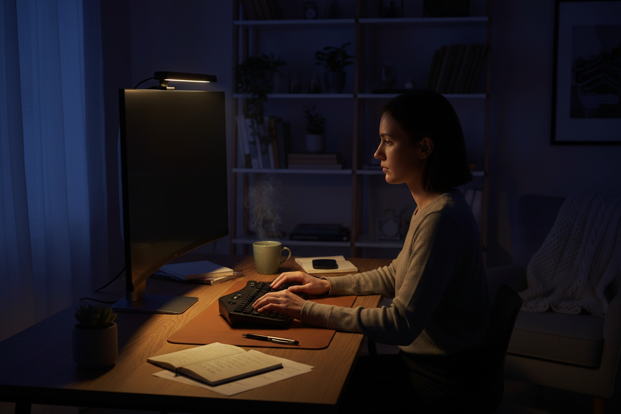 LED Monitor Light Bar — USB Powered | Adjustable Color Temperature | Zero Screen Glare