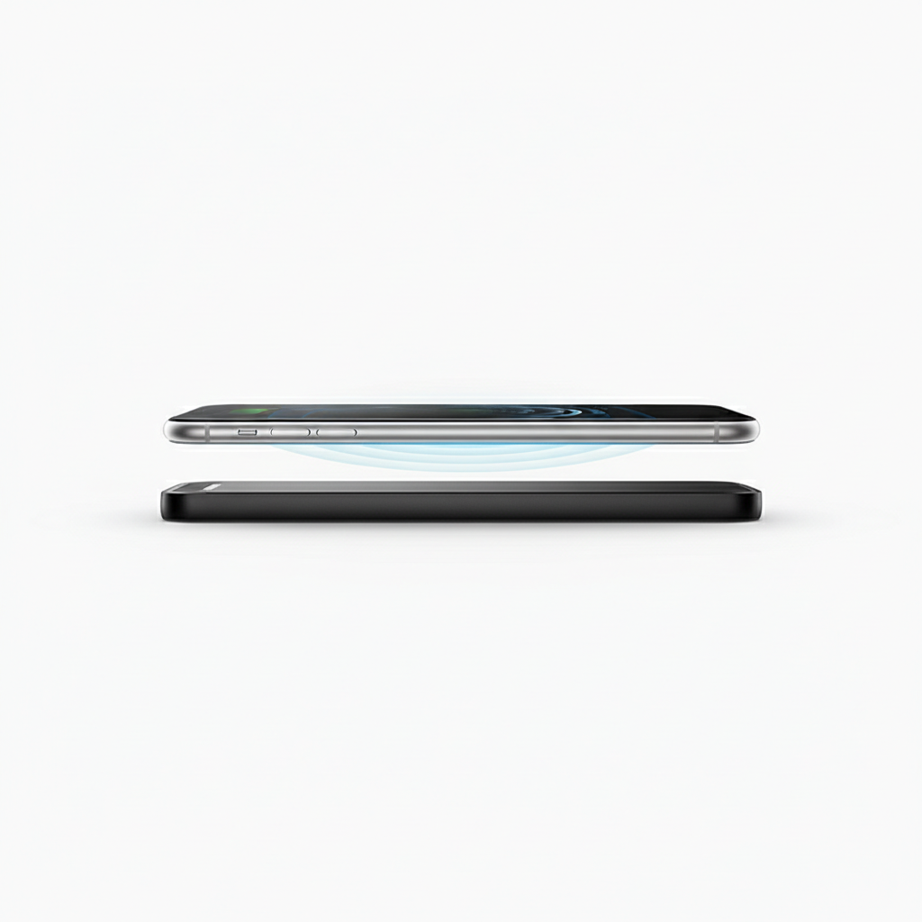 Wireless Desk Charging Pad — Qi2 MagSafe Compatible | Ultra-Slim | LED Indicator